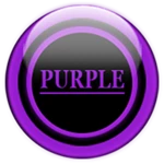 purple glass orb icon pack android application logo